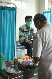 Psien TB-MDR yang akan disuntik di Klinik Tb-MDR I RSHS (dokpri)