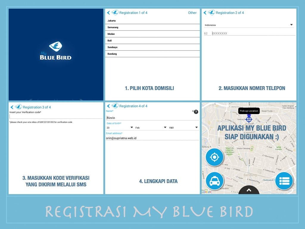 Registrasi #MyBlueBird
