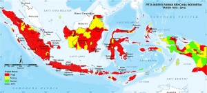 Potensi bencana di Indonesia (Sumber BNPB)