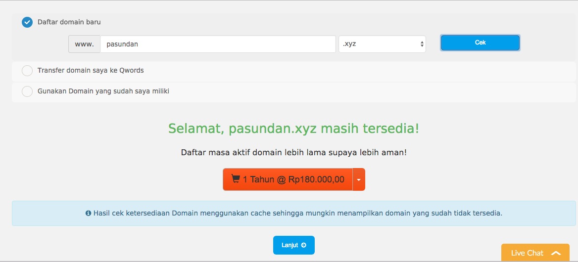 Promo Domain Murah Qwords