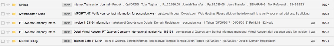 Email dari Qwords